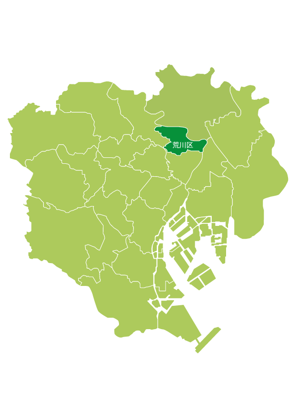 荒川区マップ
