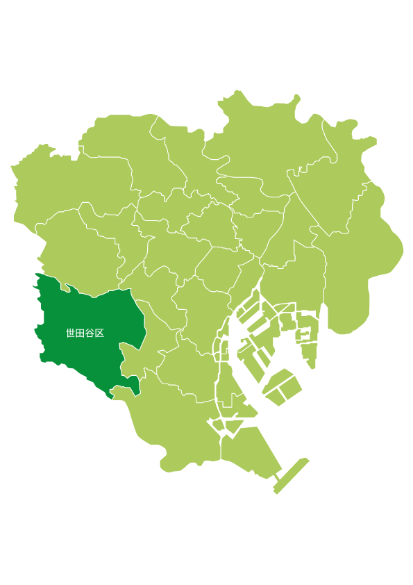 世田谷区マップ