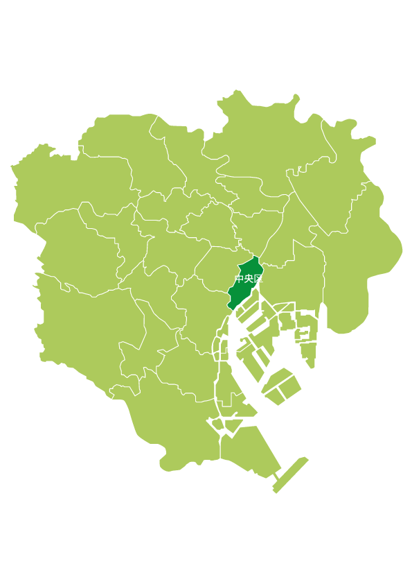 中央区マップ