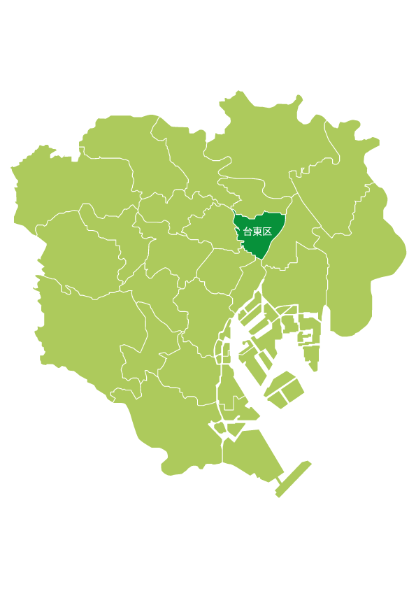 台東区マップ